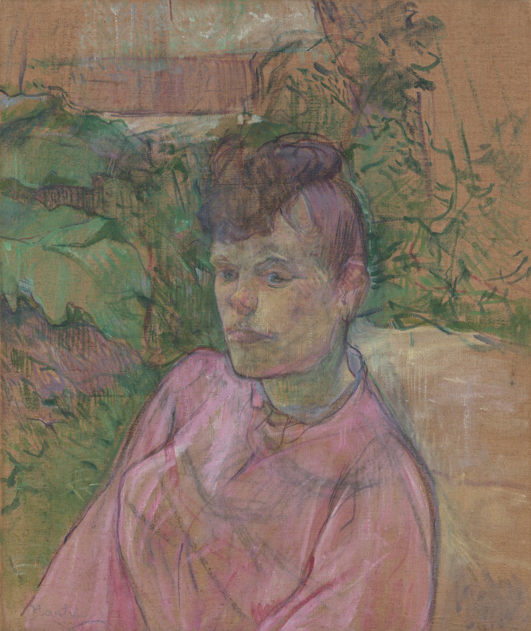 Donna nel giardino di Monsieur Forest, 1889-91 da Henri de Toulouse Lautrec