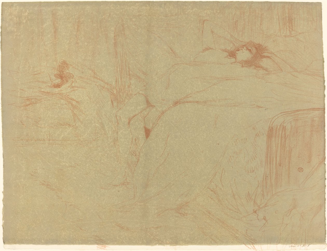 Donna sulla Schiena da Henri de Toulouse Lautrec