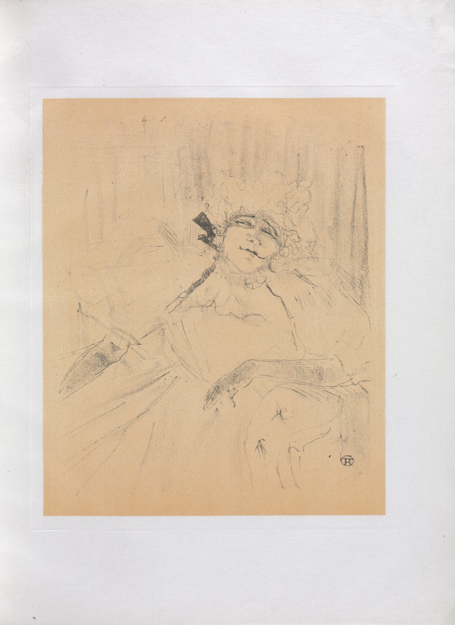 Yvette Guilbert-Serie Inglese: Canzone Antica da Henri de Toulouse Lautrec