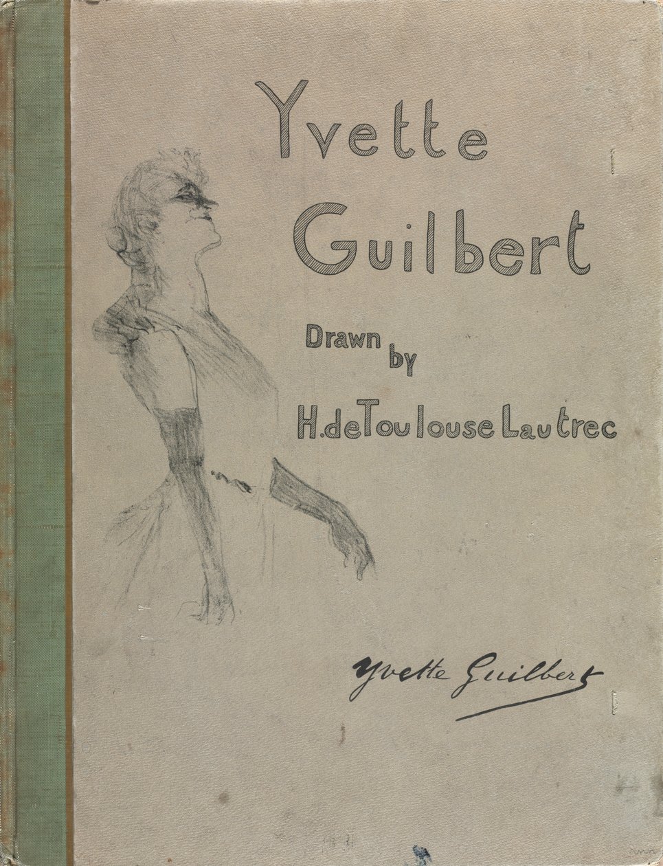 Yvette Guilbert-Serie Inglese: Copertina da Henri de Toulouse Lautrec