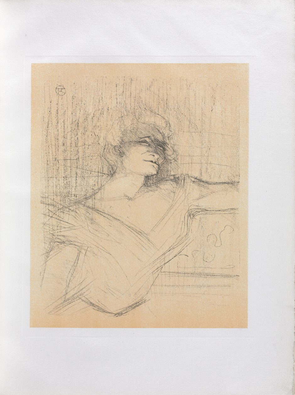 Yvette Guilbert-Serie inglese: Dans la glu, 1898 da Henri de Toulouse Lautrec