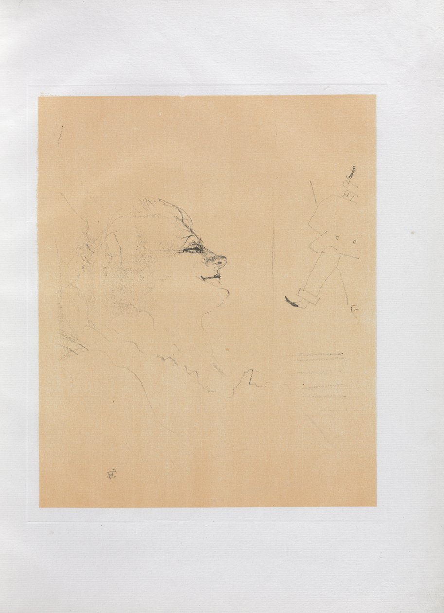 Yvette Guilbert-Serie Inglese: Pessima da Henri de Toulouse Lautrec