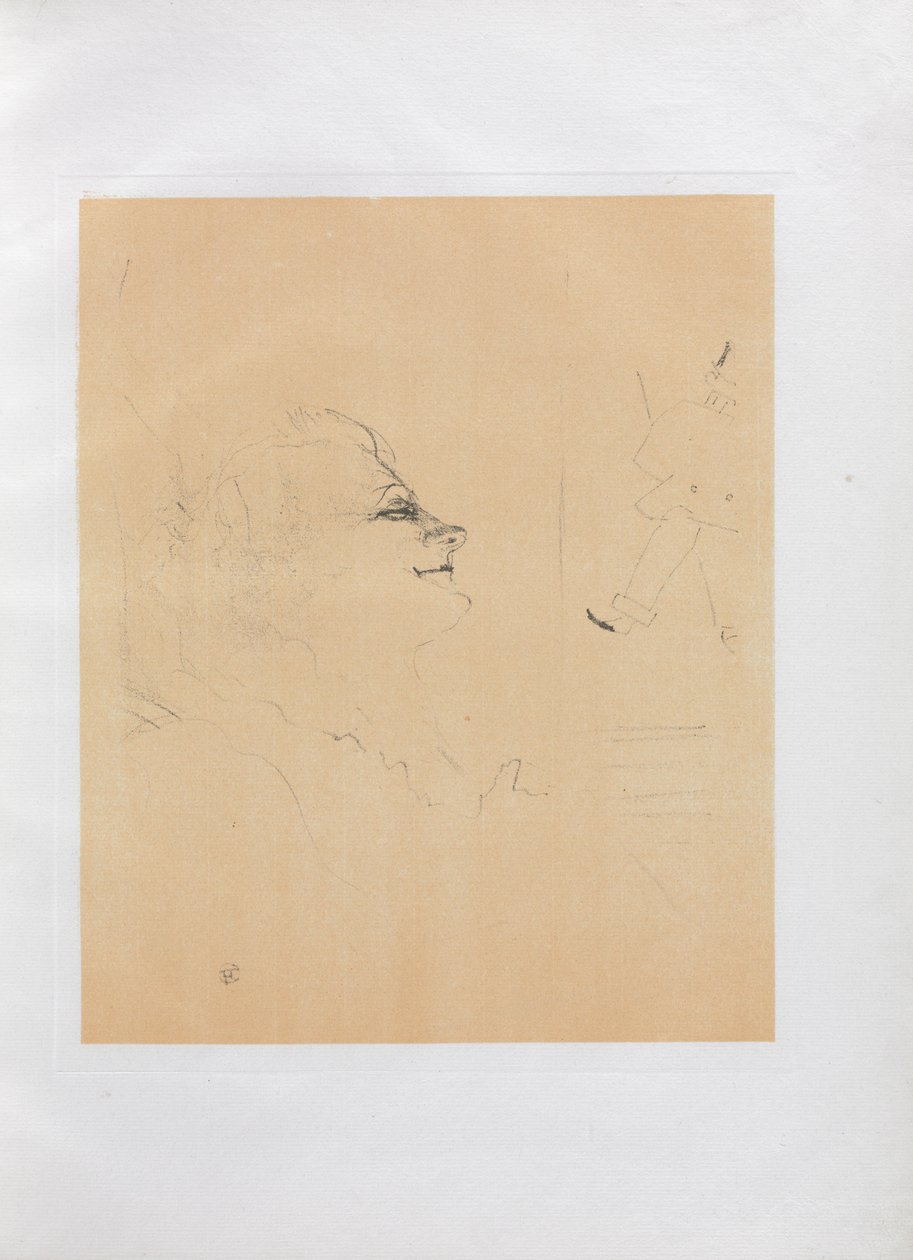 Yvette Guilbert-Serie Inglese: Pessima, 1898 da Henri de Toulouse Lautrec