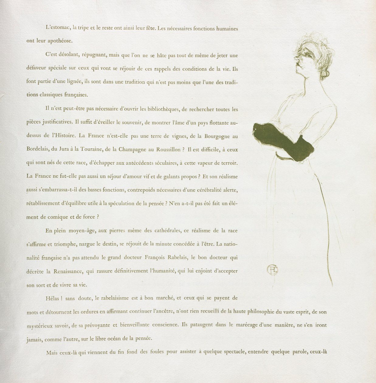 Yvette Guilbert-Serie Francese: No. 10, 1894 da Henri de Toulouse Lautrec