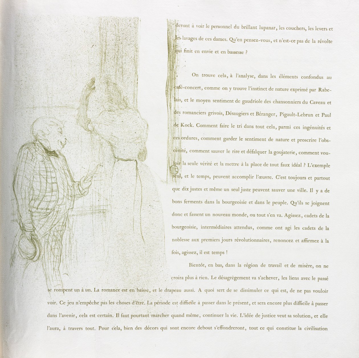 Yvette Guilbert-Serie Francese: No. 15, 1894 da Henri de Toulouse Lautrec