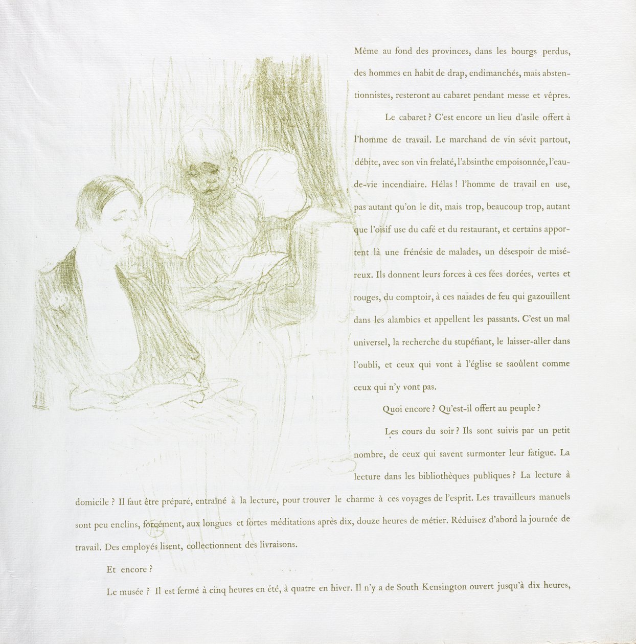 Yvette Guilbert - Serie Francese: N. 8 da Henri de Toulouse Lautrec