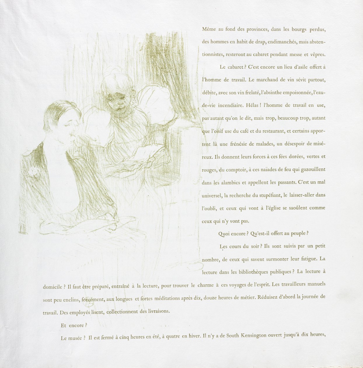 Yvette Guilbert-Serie francese: No. 8 da Henri de Toulouse Lautrec