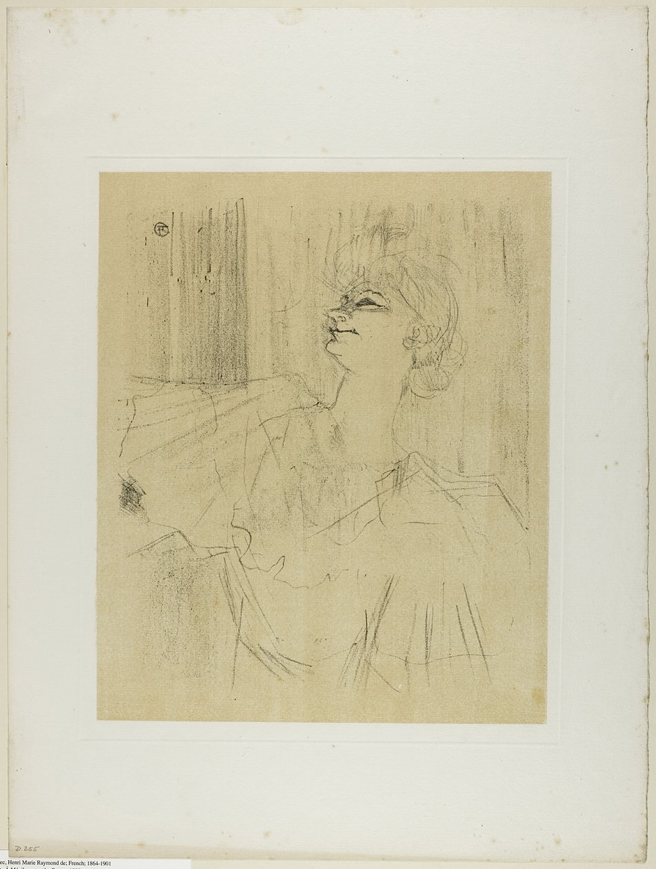 Yvette Guilbert—A Menilmontant de Bruant, da Yvette Guilbert da Henri de Toulouse Lautrec