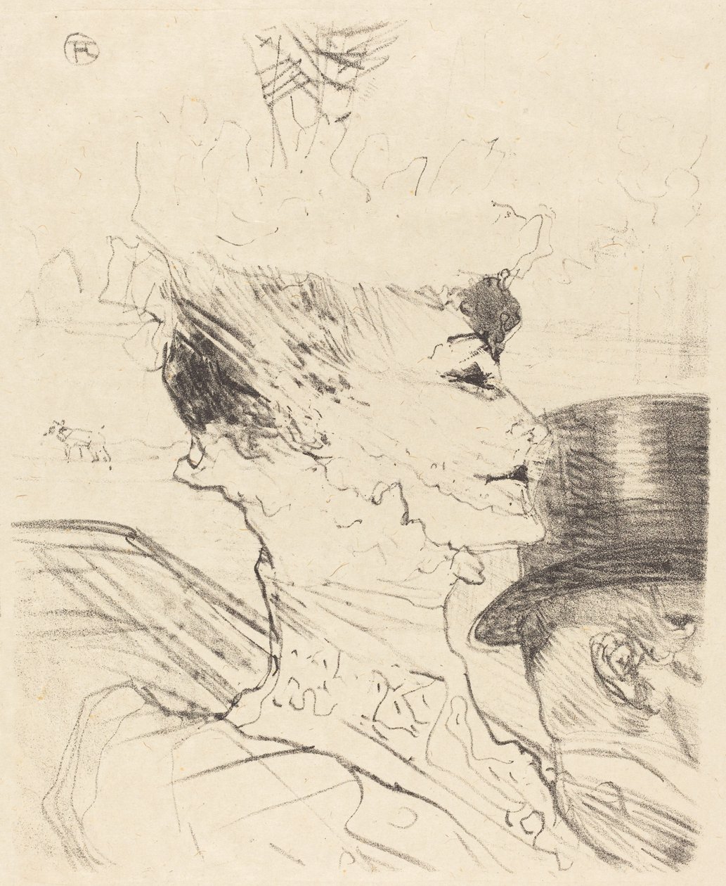 Yvette Guilbert? da Henri de Toulouse Lautrec