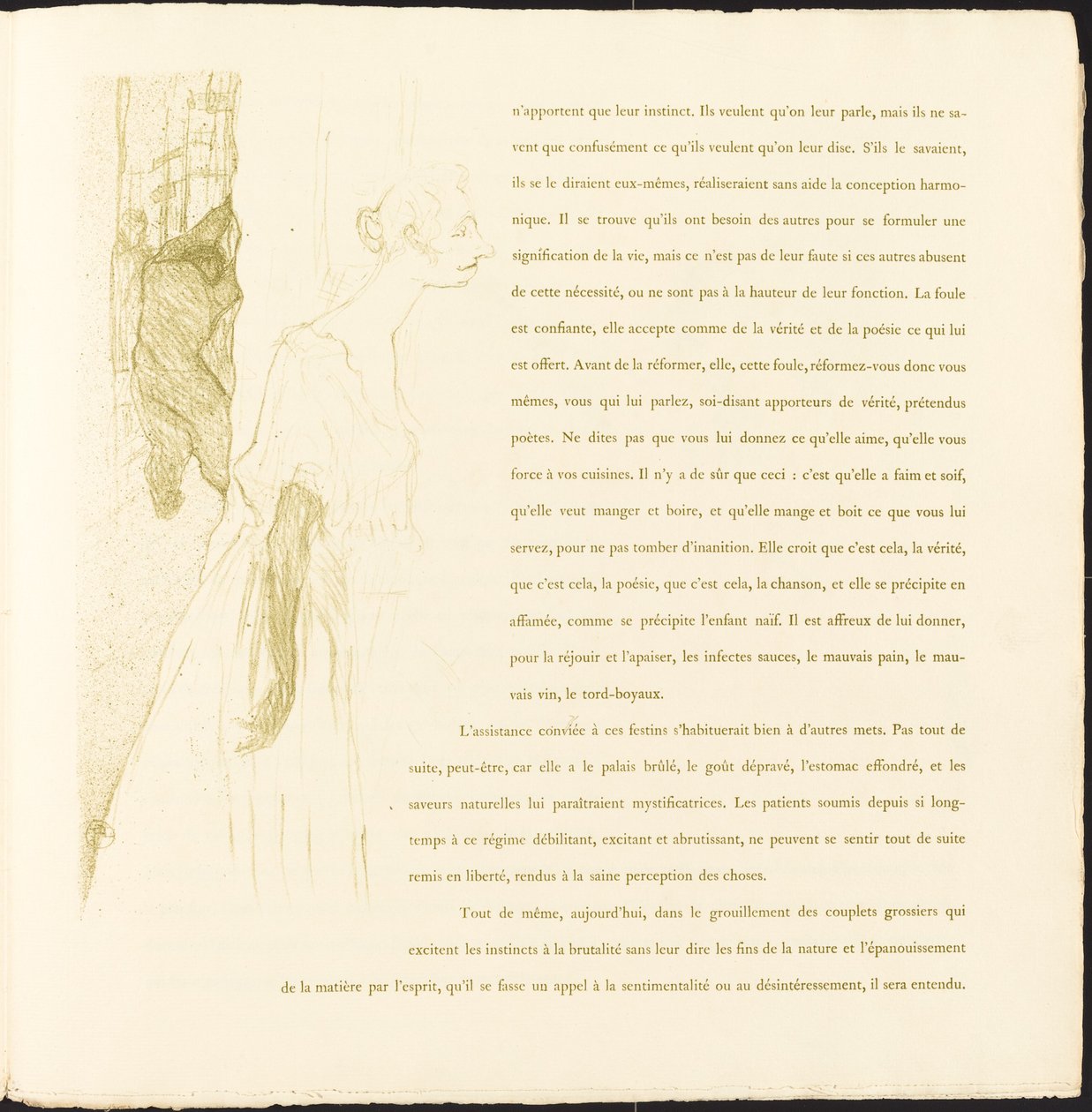 Yvette Guilbert da Henri de Toulouse Lautrec