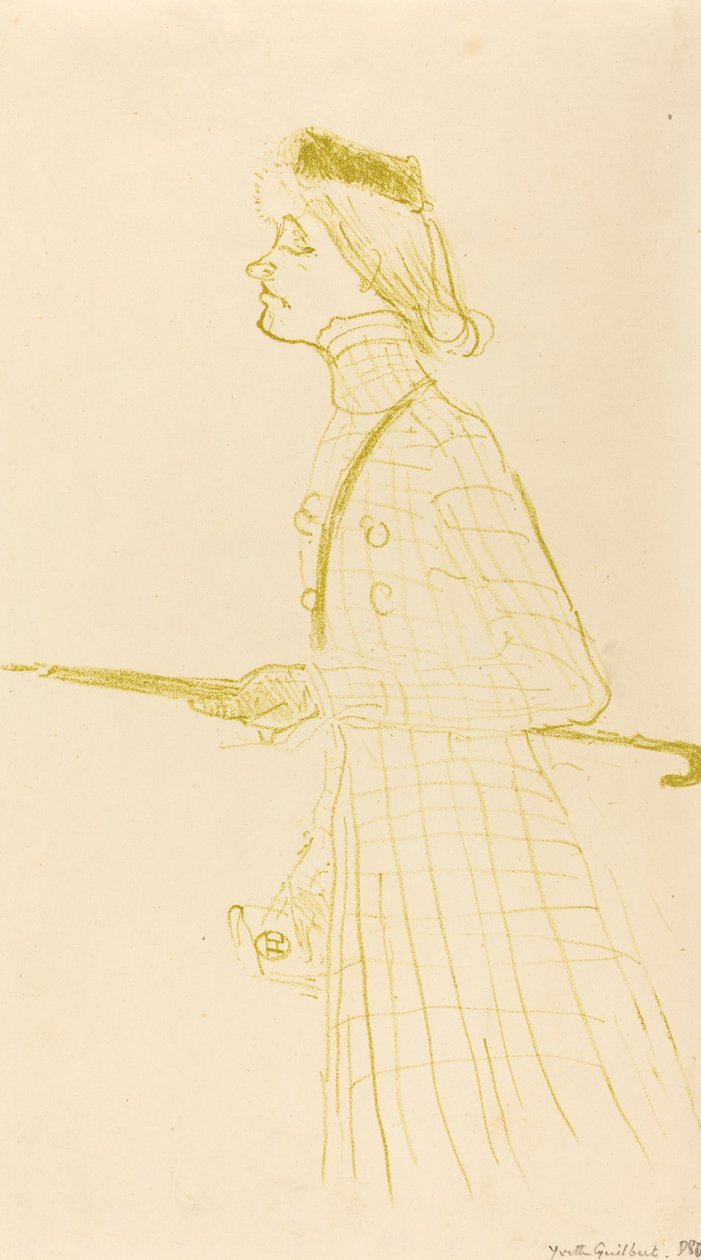 Yvette Guilbert da Henri de Toulouse Lautrec