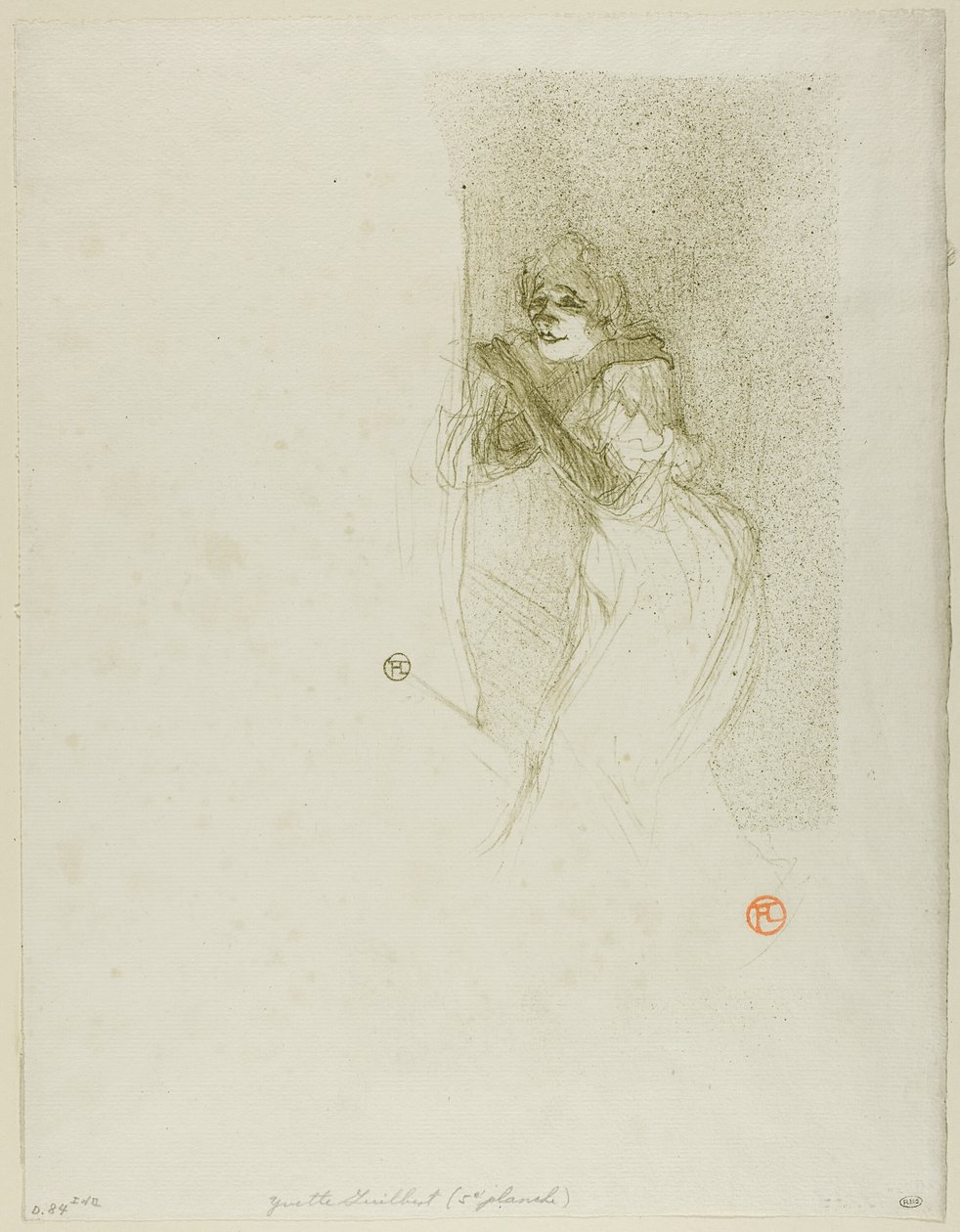 Yvette Guilbert da Henri de Toulouse Lautrec