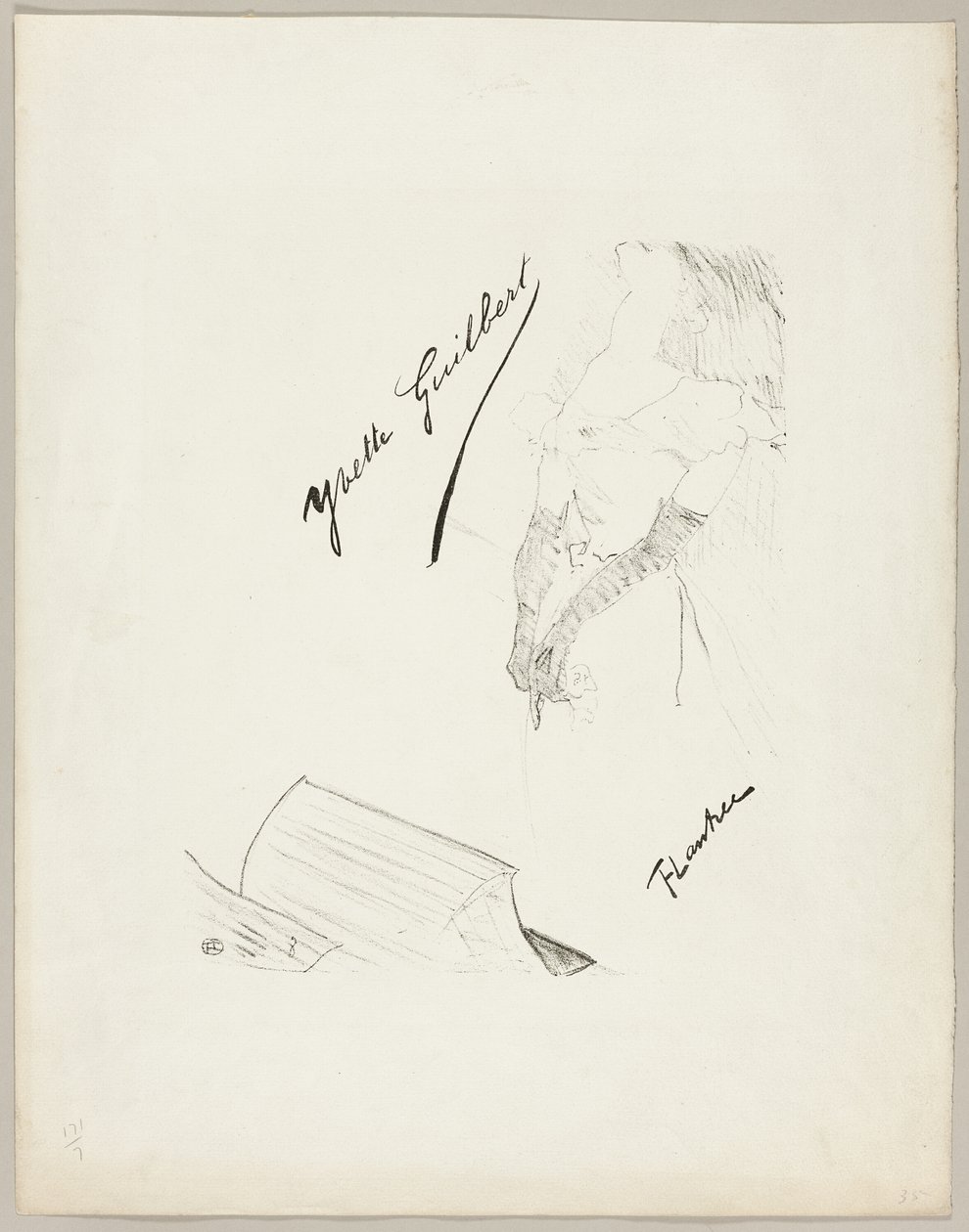 Yvette Guilbert da Henri de Toulouse Lautrec