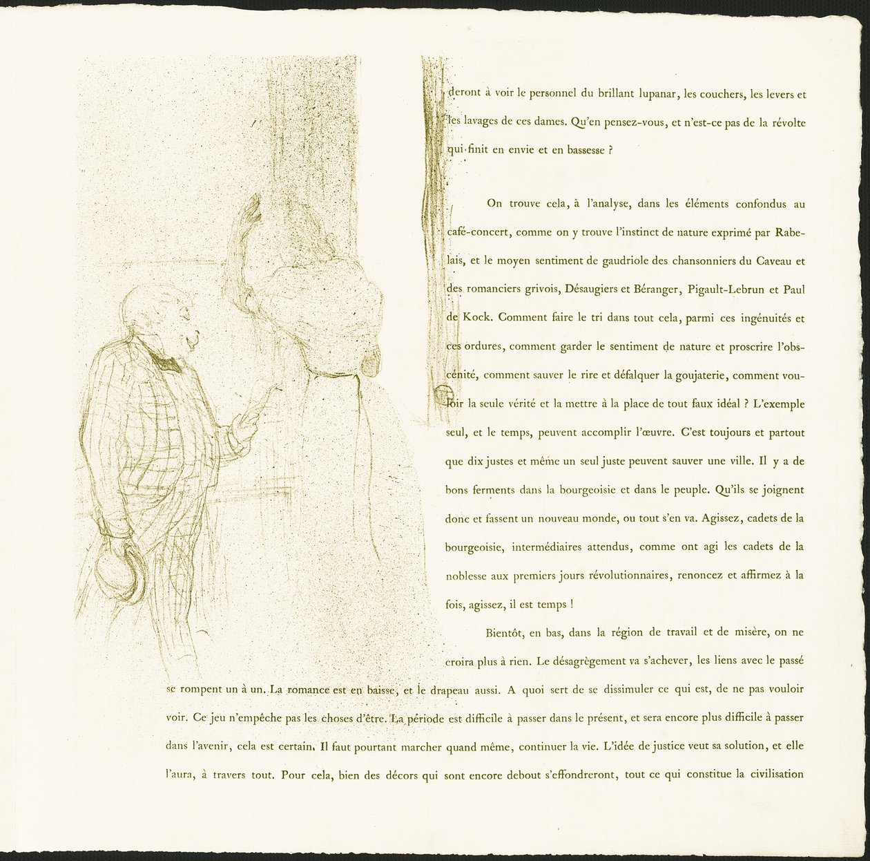 Yvette Guilbert da Henri de Toulouse Lautrec