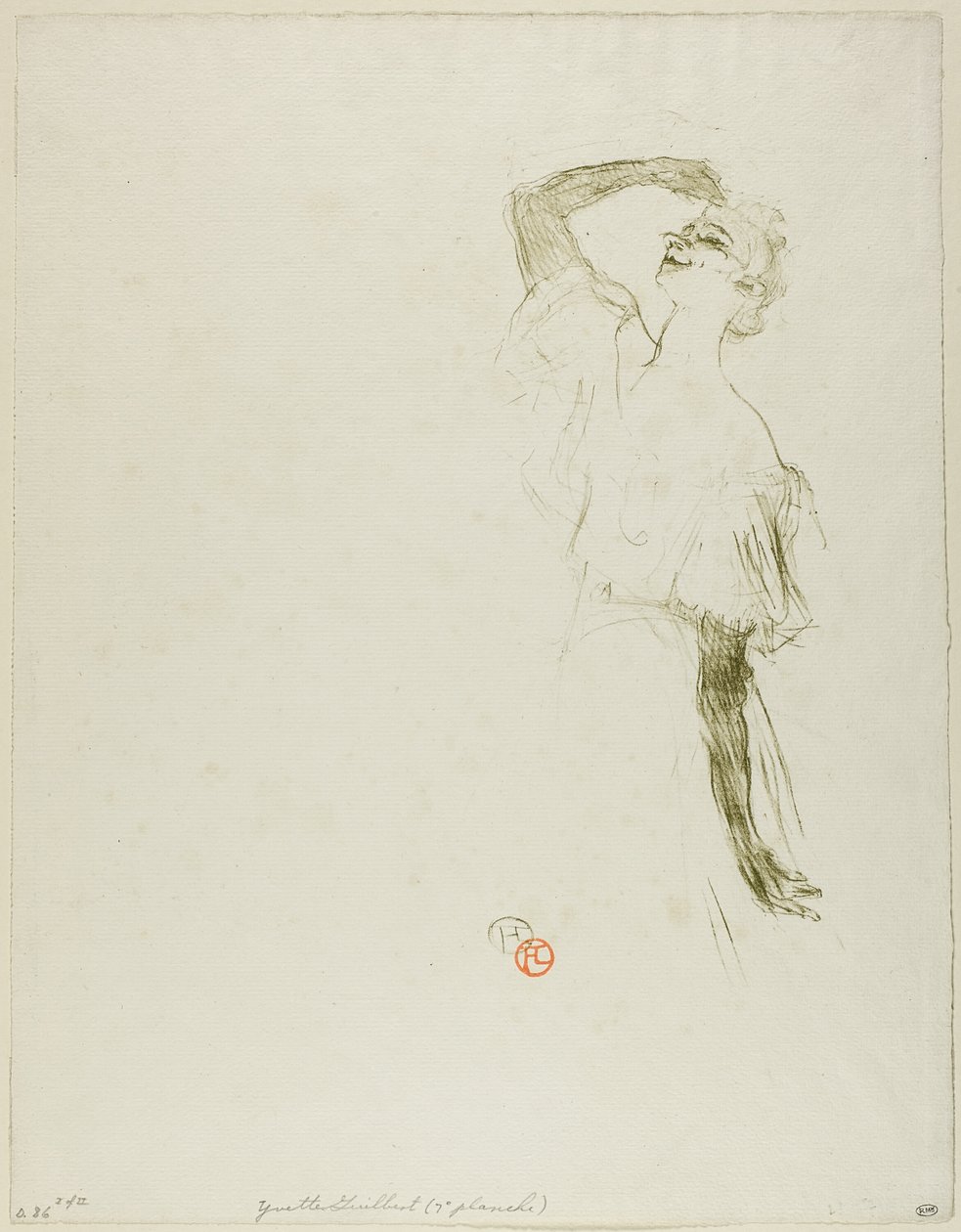 Yvette Guilbert da Henri de Toulouse Lautrec