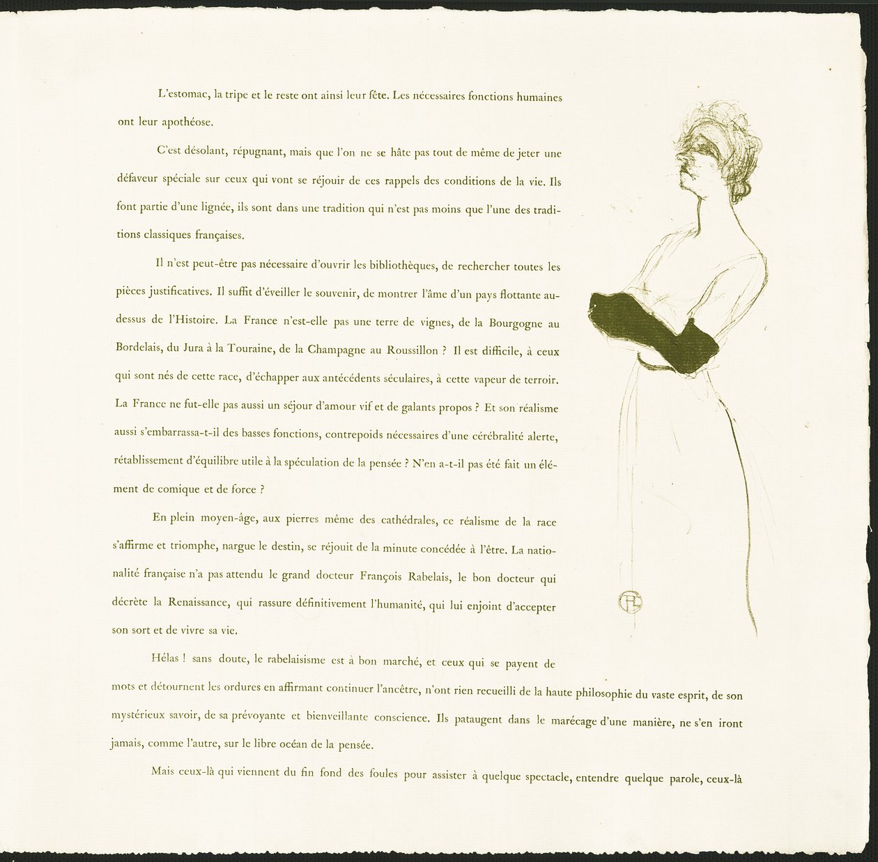 Yvette Guilbert da Henri de Toulouse Lautrec