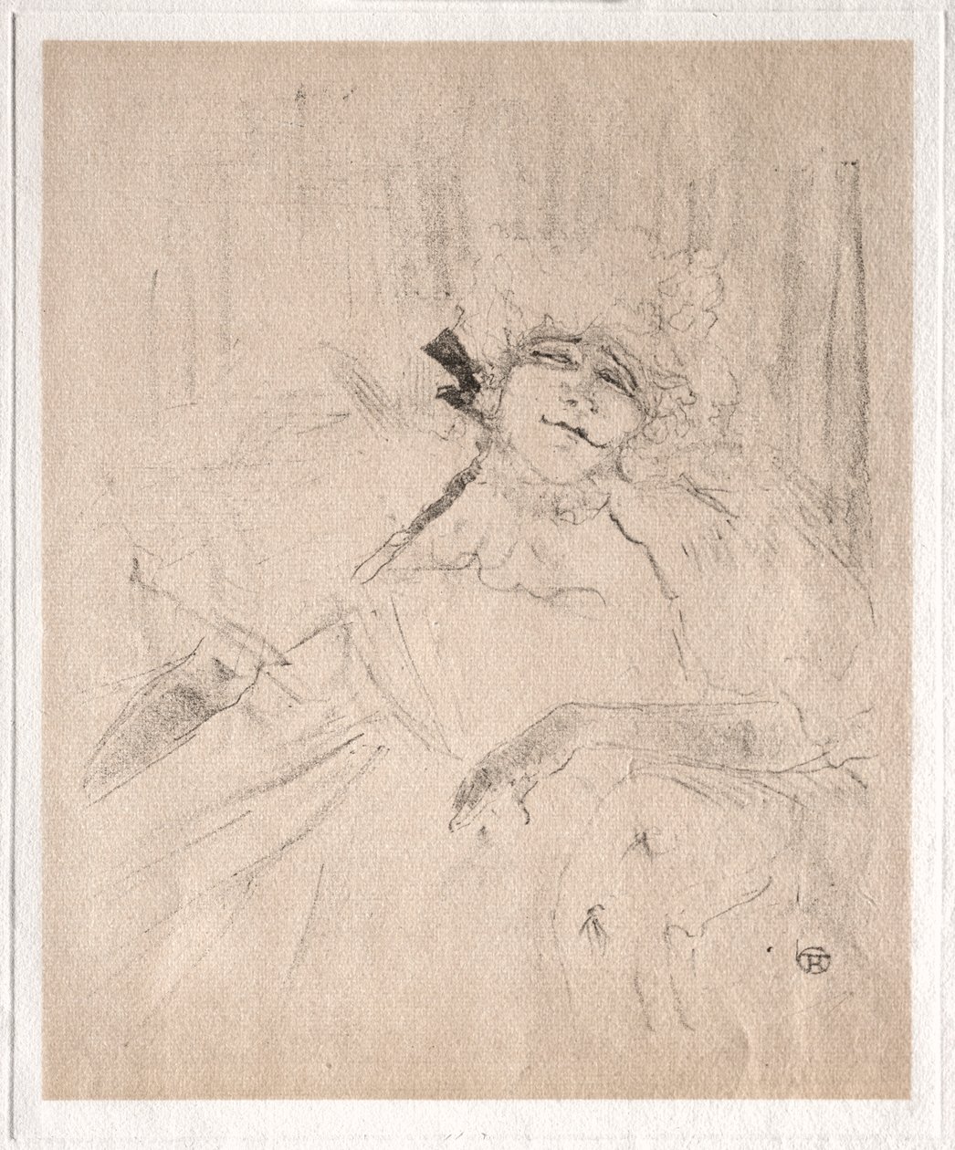 Yvette Guilbert: Chanson Ancienne, 1898 da Henri de Toulouse Lautrec