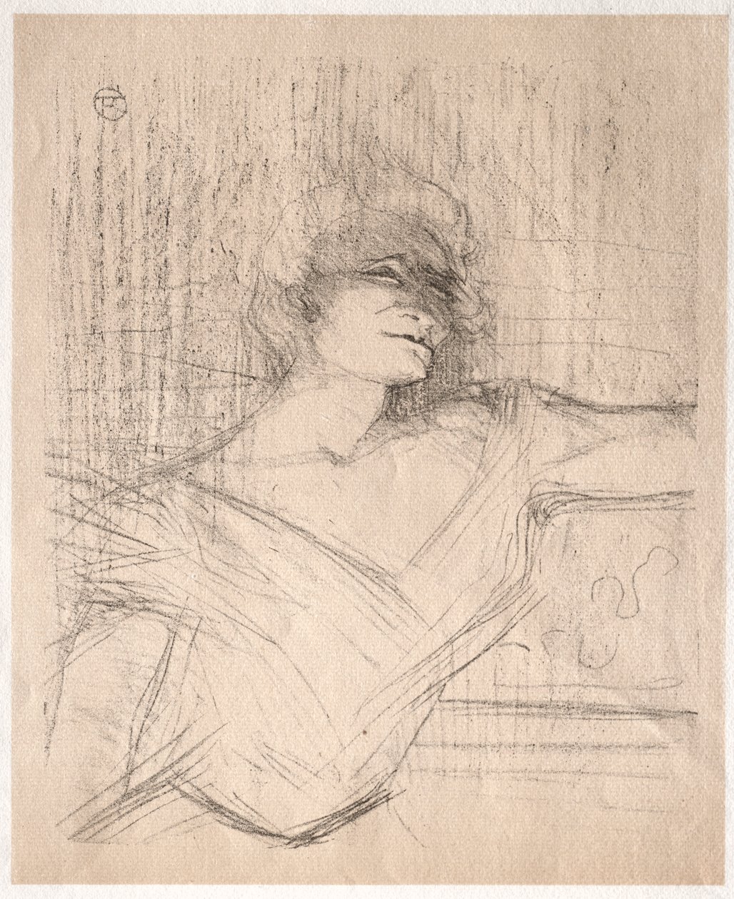 Yvette Guilbert: Nella colla da Henri de Toulouse Lautrec