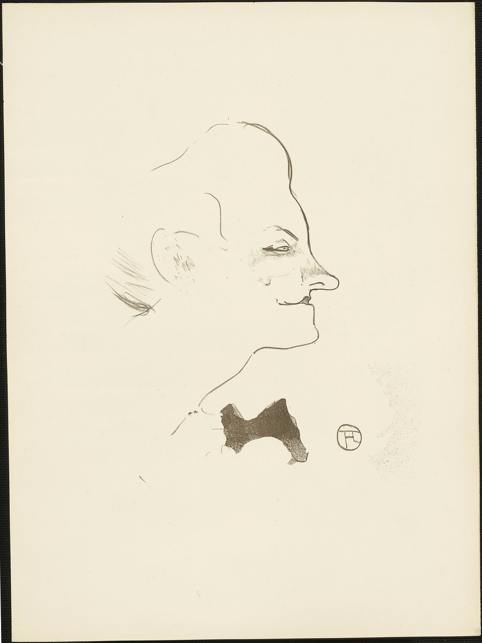 Yvette Guilbert, da Le Café-Concert da Henri de Toulouse Lautrec