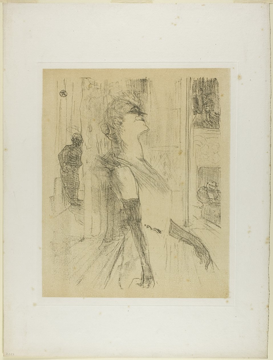 Yvette Guilbert sul palco, da Yvette Guilbert da Henri de Toulouse Lautrec