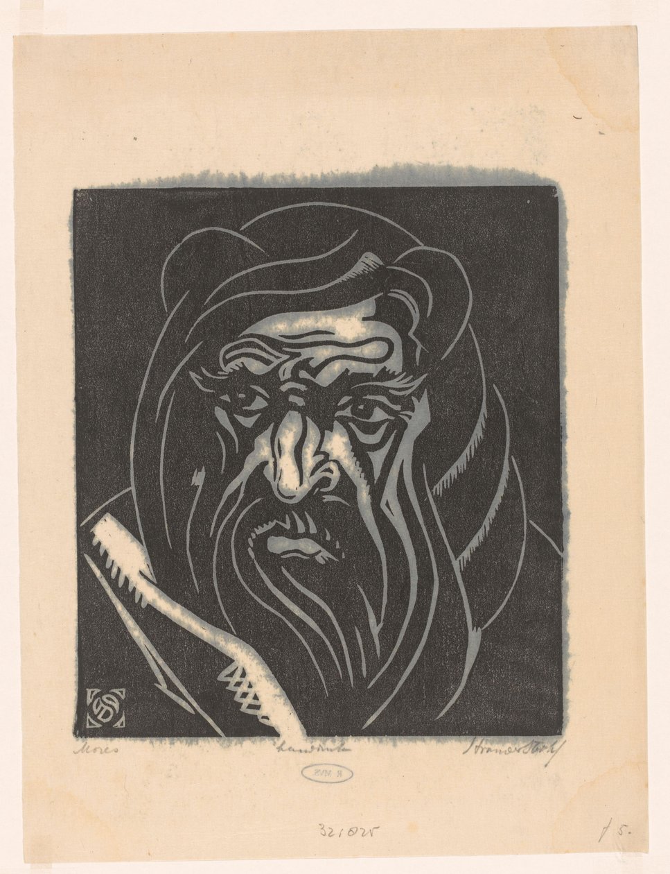 Mosè da Henri van der Stok (signed by artist)