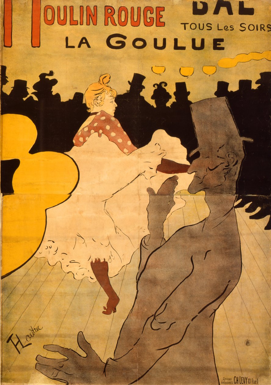 Moulin Rouge: La Goulue da Henri de Toulouse Lautrec