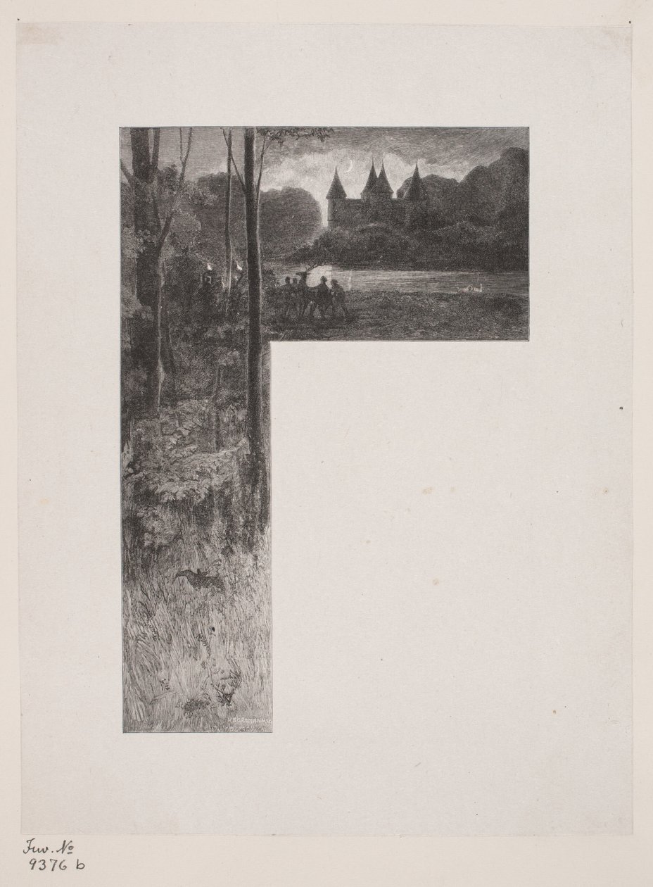 Danese: Illustrazione per Christian Winther, "Il volo del cervo". da Henrik Bornemann