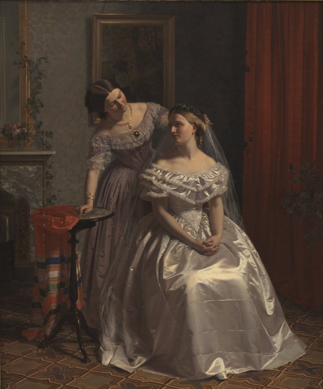 La sposa adornata dalla sua amica da Henrik Olrik