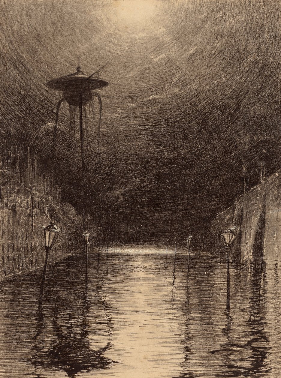 Macchina Marziana sul Tamigi da Henrique Alvim Correa