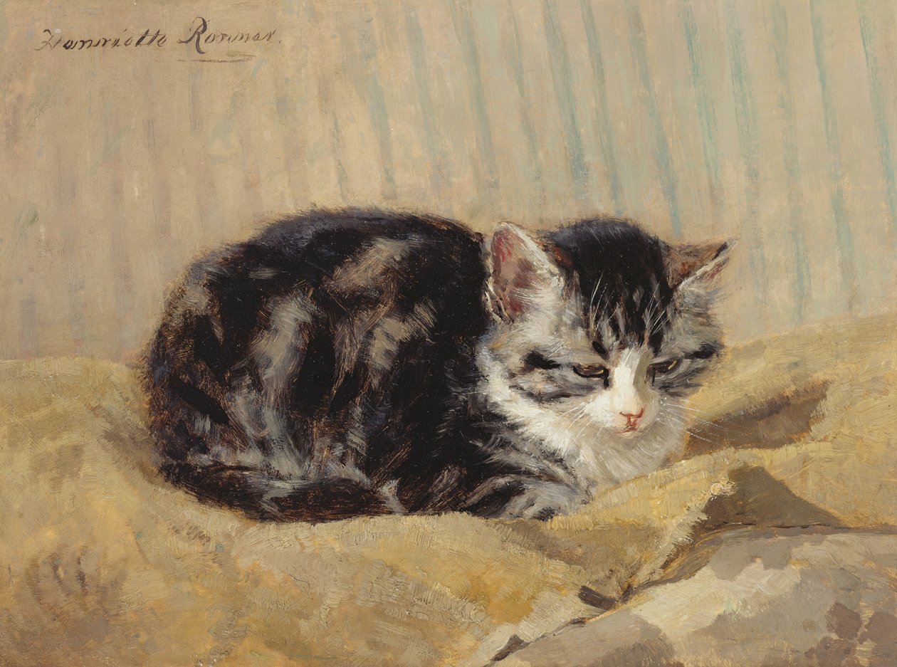 Il gatto tigrato da Henriëtte Ronner Knip