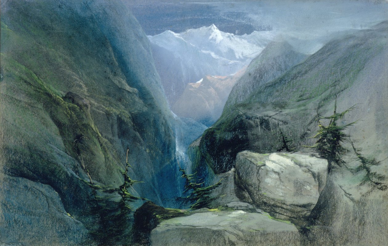 Paesaggio montano da Henry Bright