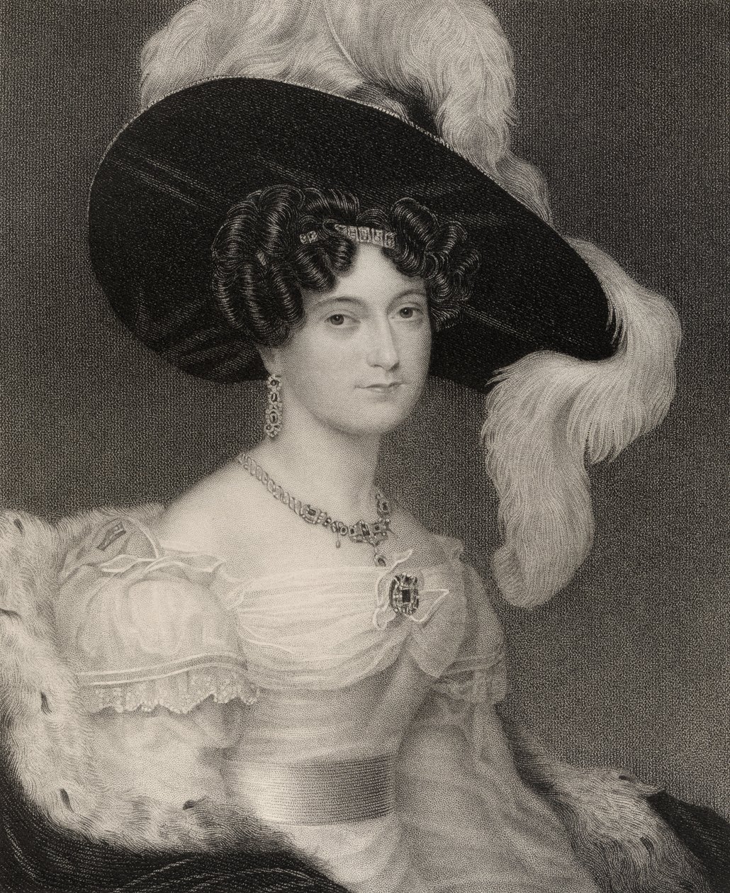 Victoria Maria Louis, Duchessa di Kent e Strathearn, inciso da John Cochran, da 