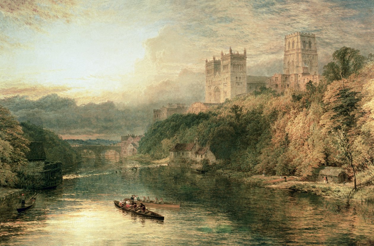 Cattedrale di Durham da Henry Dawson