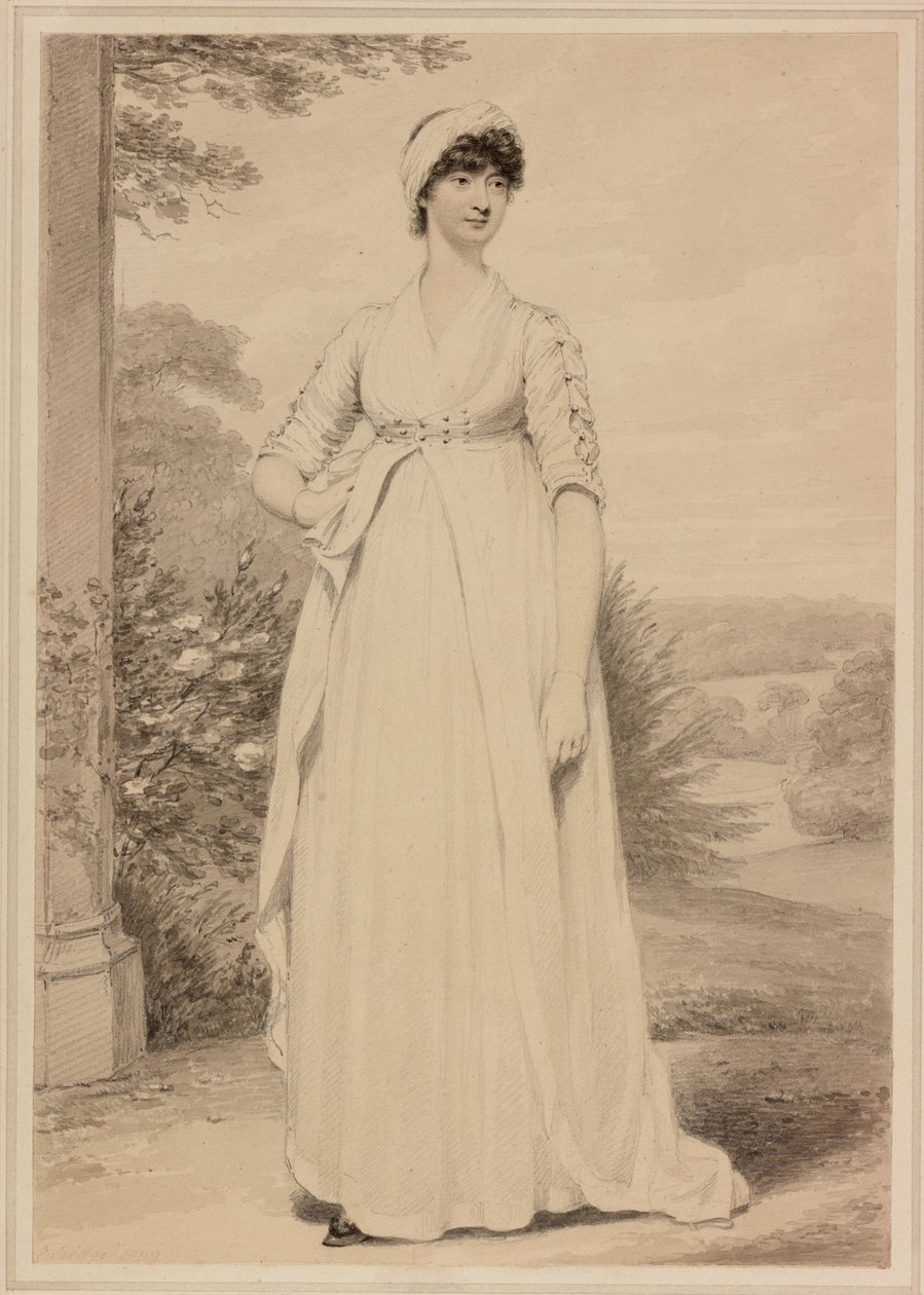 Ritratto di una signora, 1799 da Henry Edridge