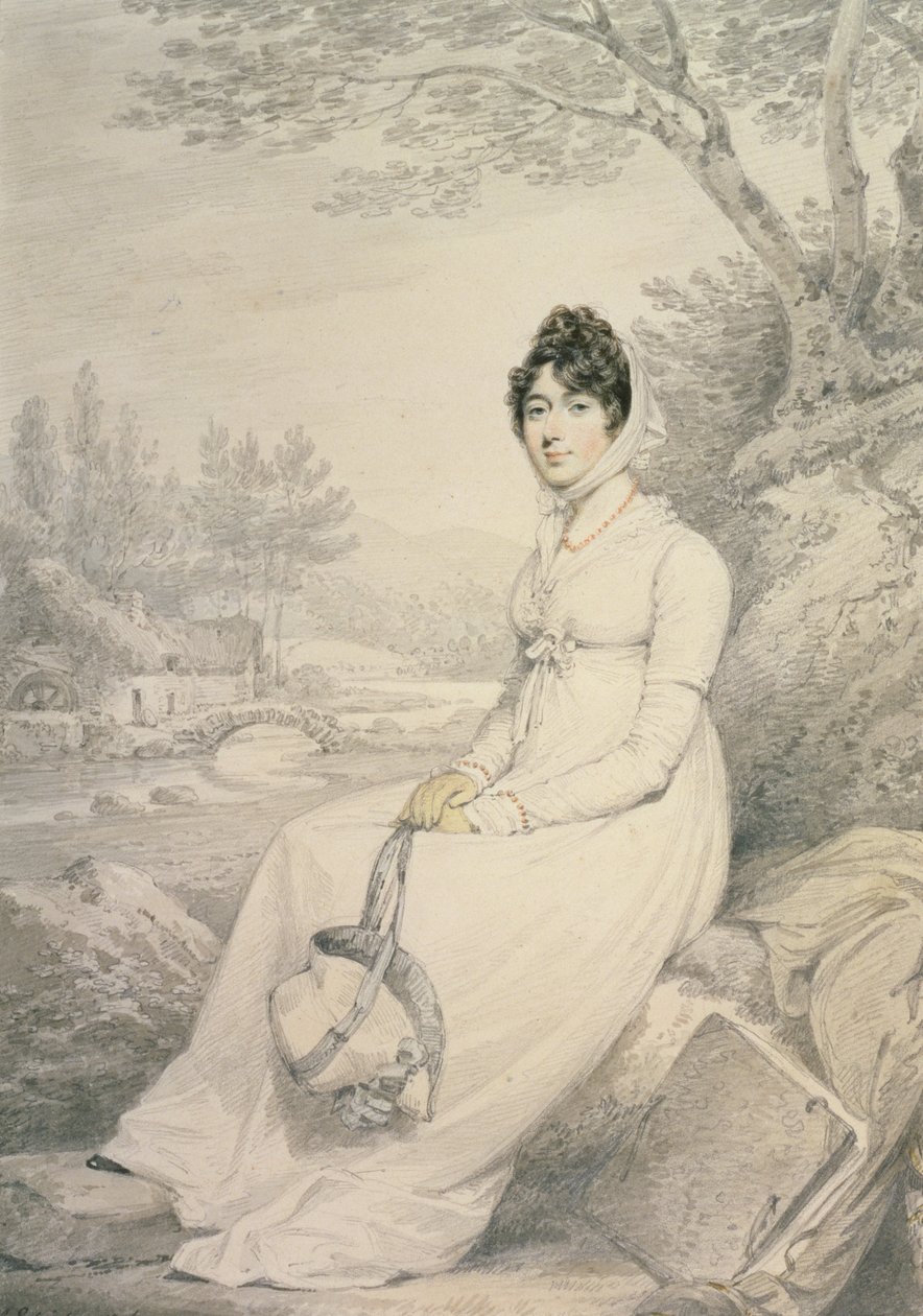 Ritratto di una signora, 1806 da Henry Edridge