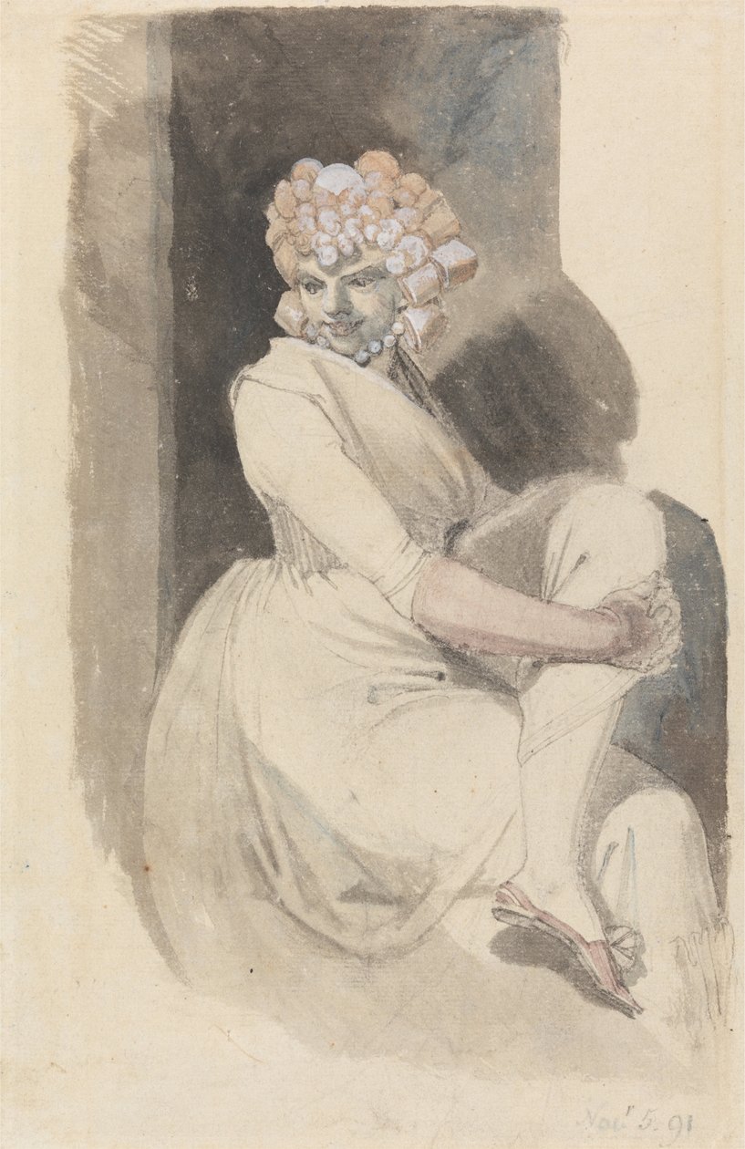 Studio di una donna seduta da Johann Heinrich Füssli