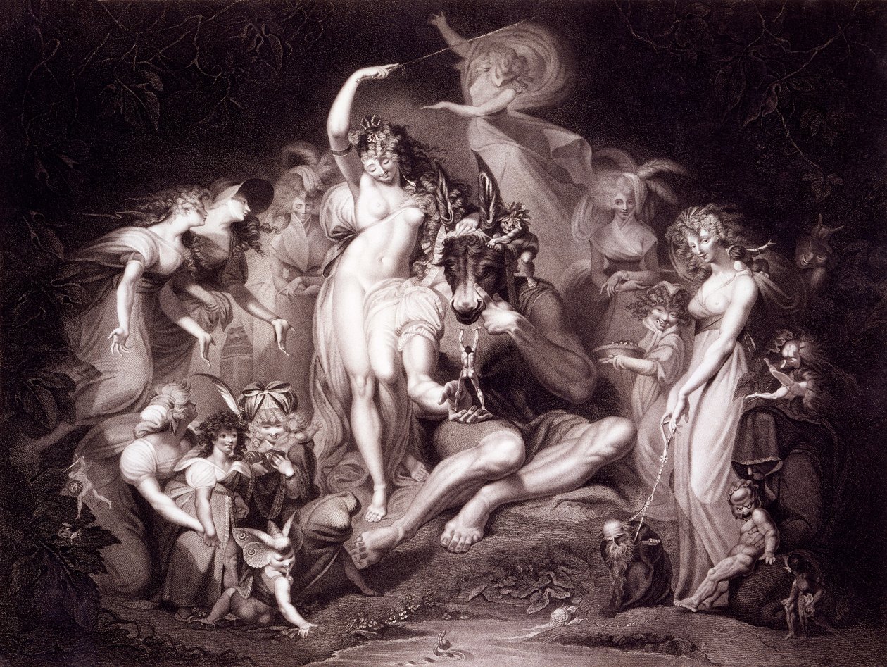 Titania, Bottom e le fate, Atto 4, Scena 1 di Sogno di una notte di mezza estate, da 