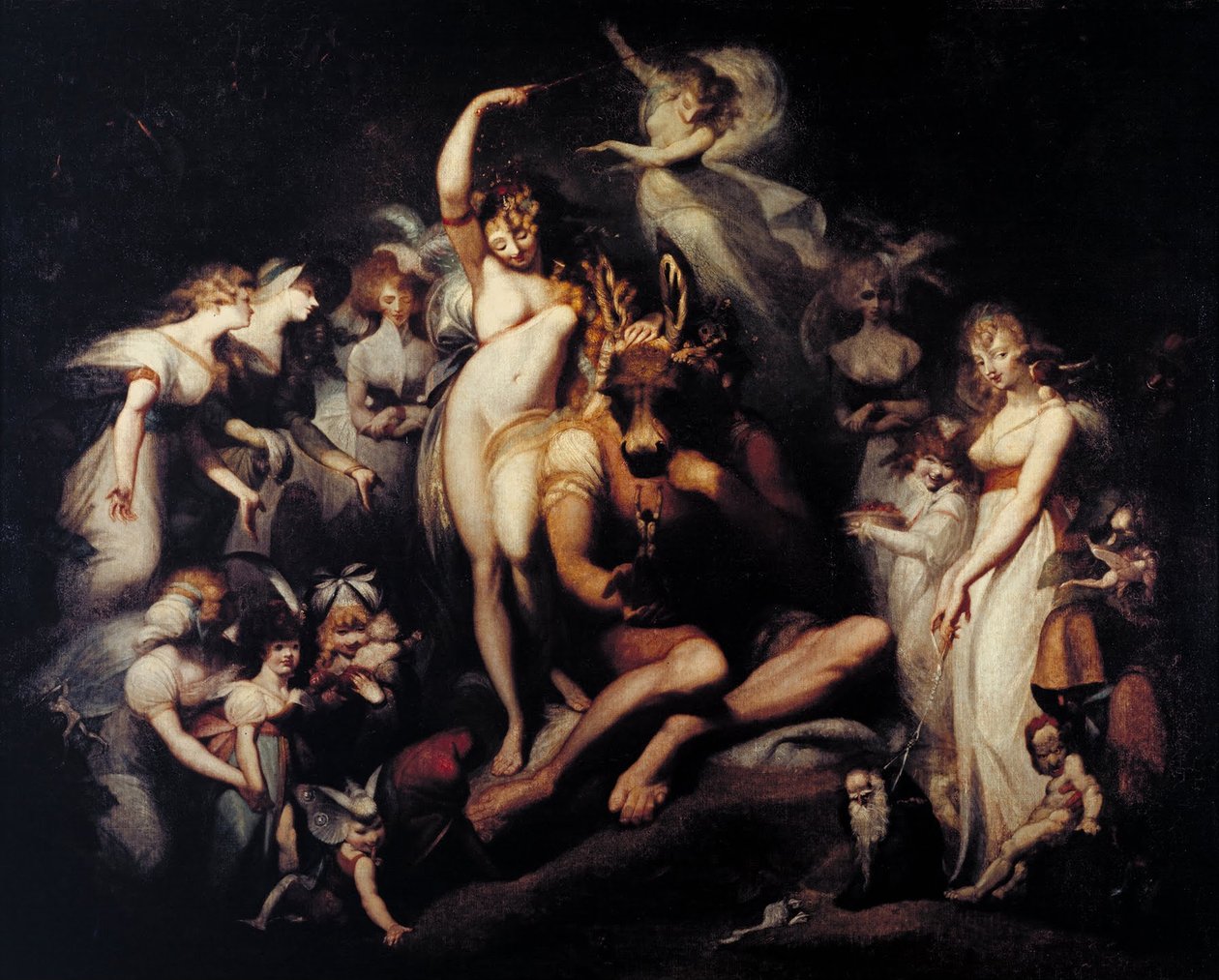 Titania e Bottom da Johann Heinrich Füssli