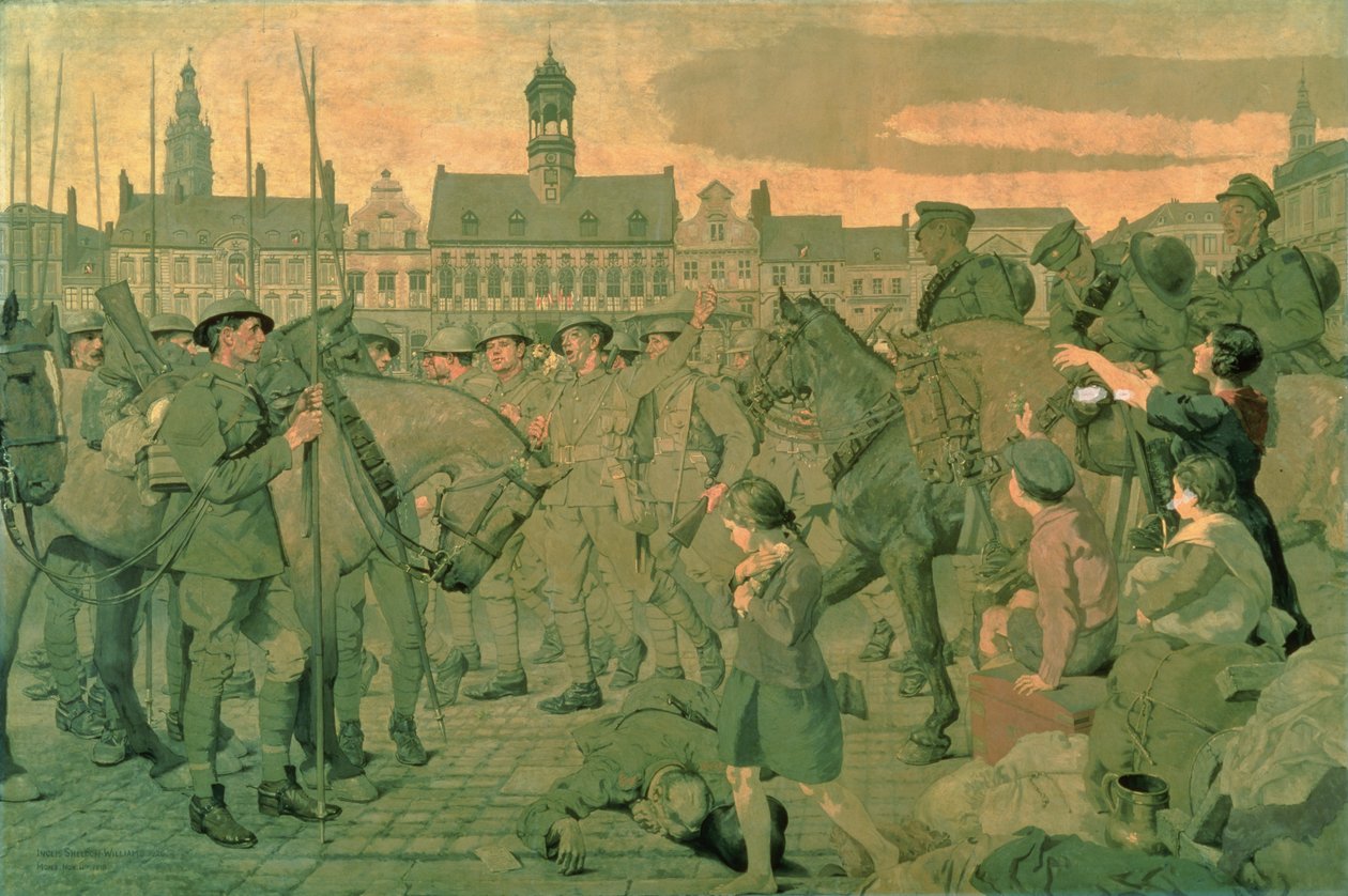 Il ritorno a Mons, 1920 da Henry Inglis Jodrel Sheldon Williams