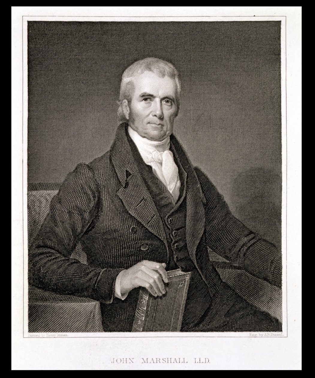 John Marshall (1755-1835), inciso da Asher Brown Durand (1796-1886) da Henry Inman