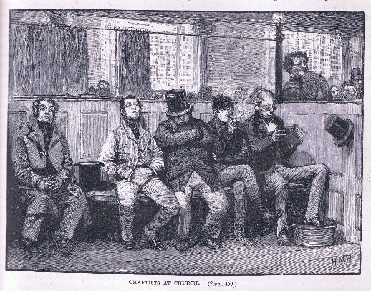 Chartisti in chiesa AD 1839 da Henry Marriott Paget