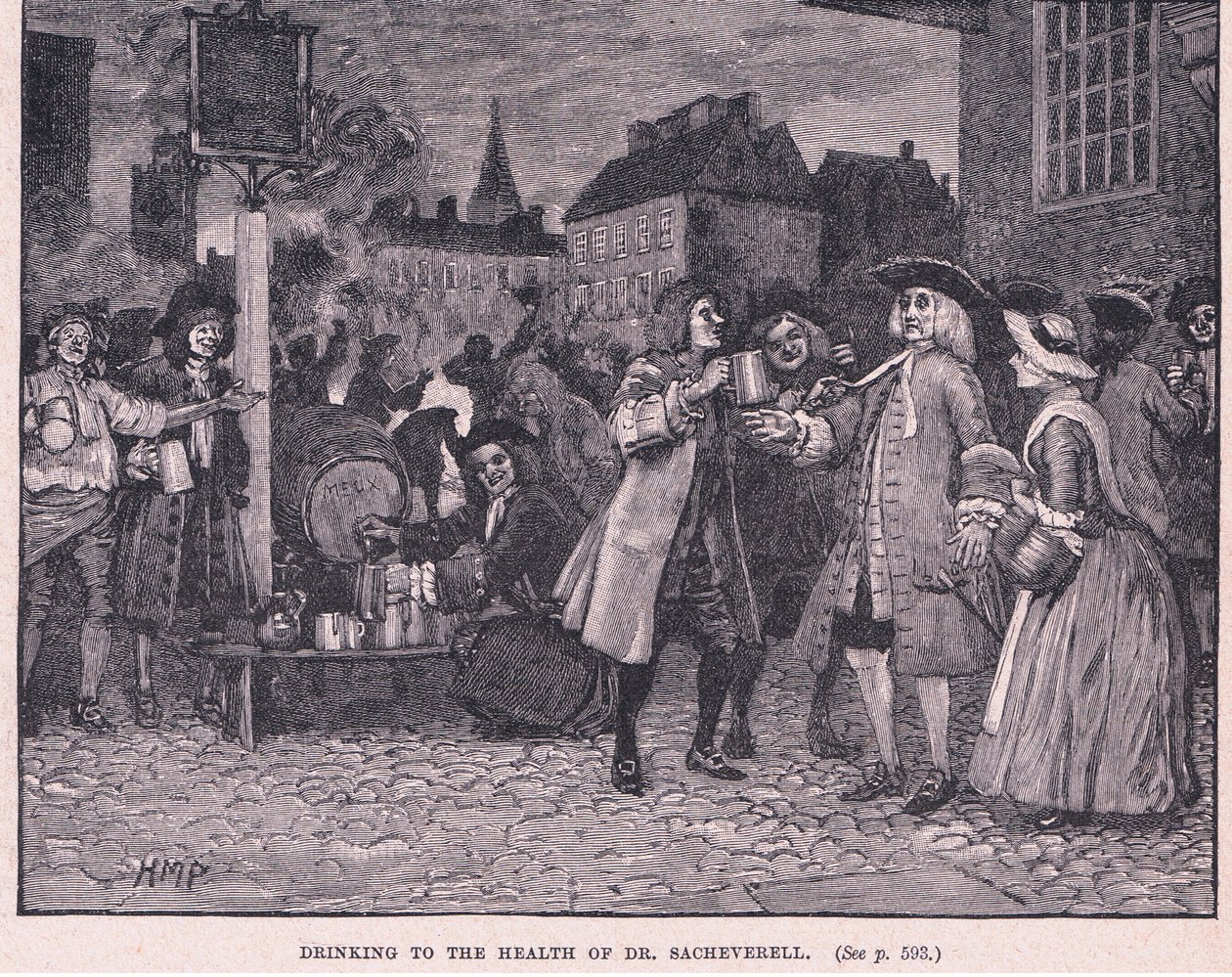 Brindisi alla Salute del Dr Saheverell AD 1710 da Henry Marriott Paget