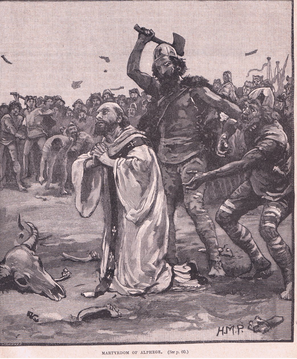 Martirio di Alphege AD 1012 da Henry Marriott Paget