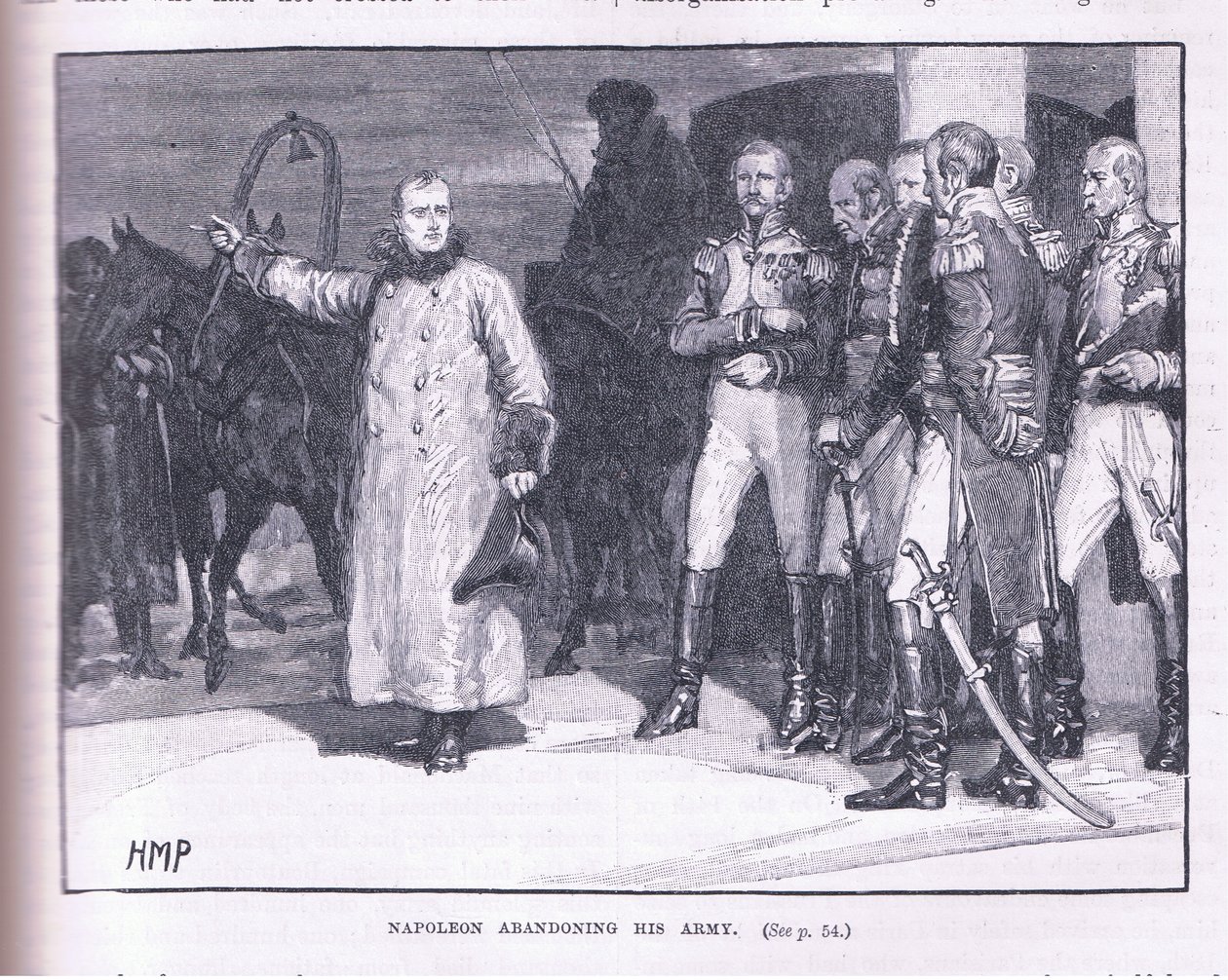 Napoleone abbandona il suo esercito da Henry Marriott Paget