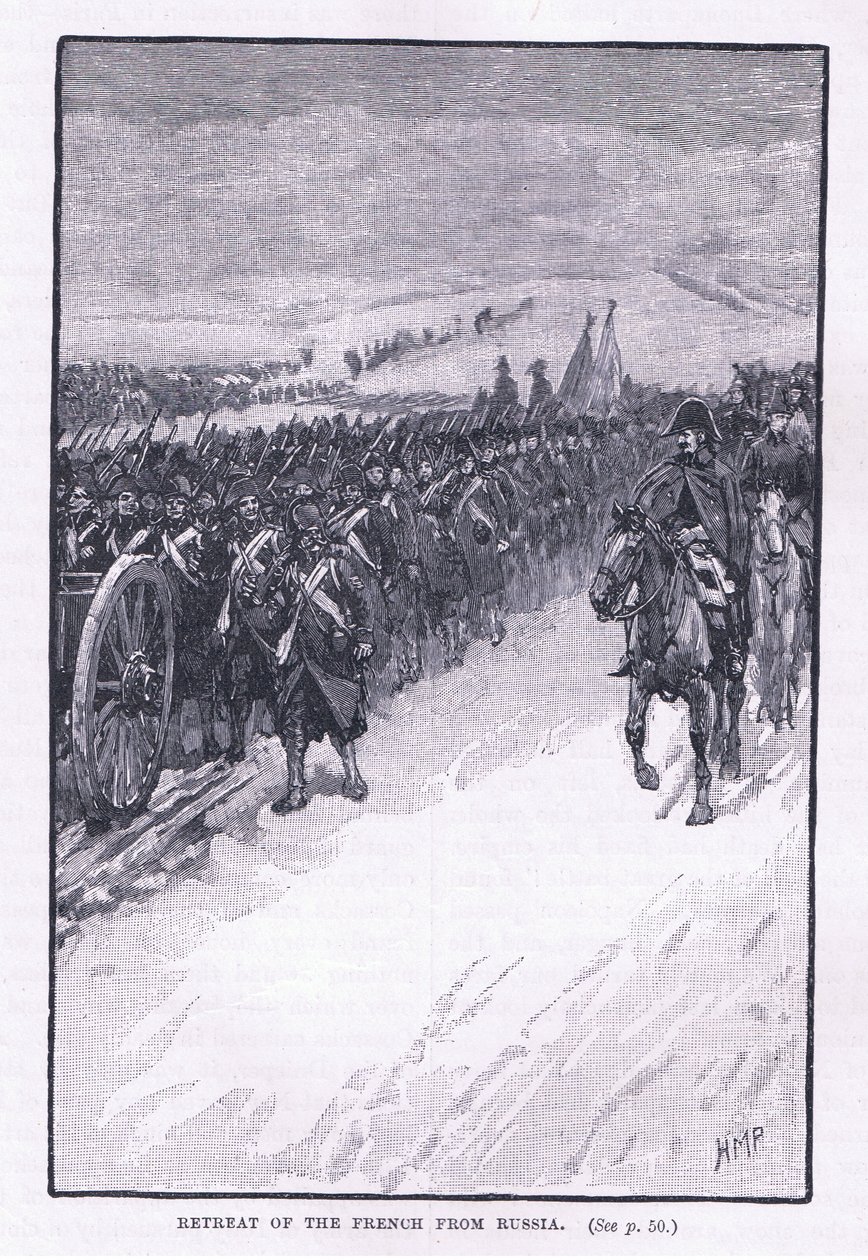 Ritirata dei francesi dalla Russia AD 1812 da Henry Marriott Paget