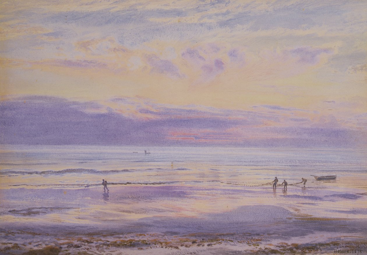 Una Sera Tranquilla - Marea Bassa, 1875 da Henry Moore