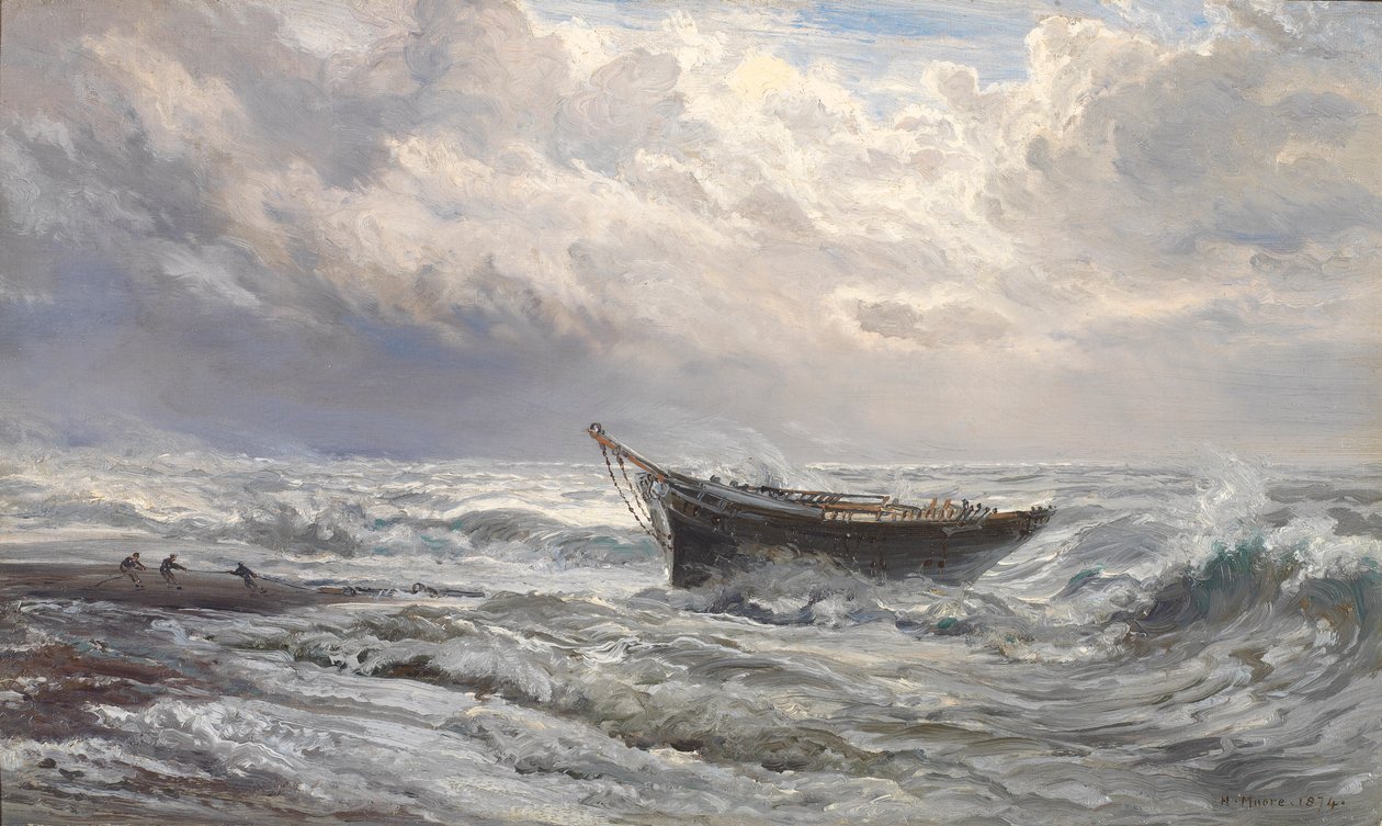 Mari tempestosi, 1874 da Henry Moore