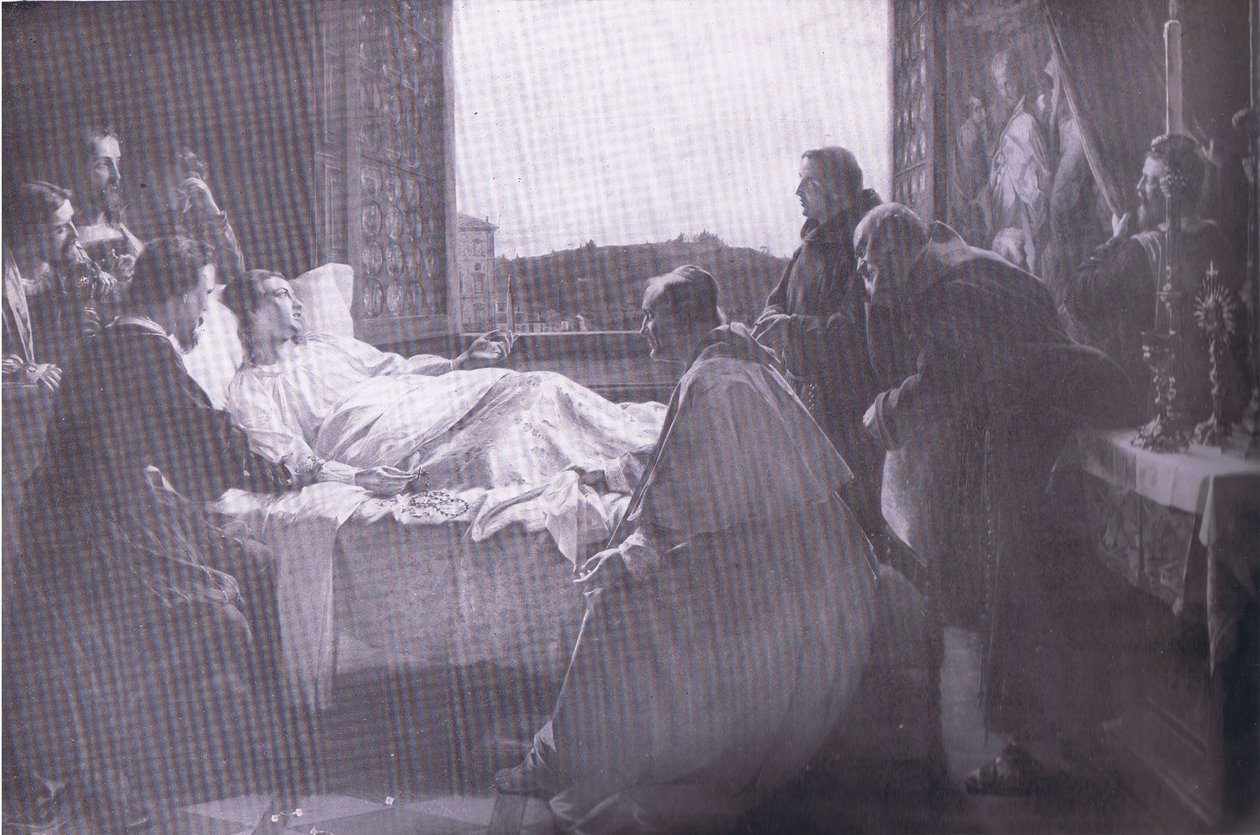 Gli ultimi momenti di Raffaello, Bibbys Annual, 1916-1917 da Henry Nelson after ONeil