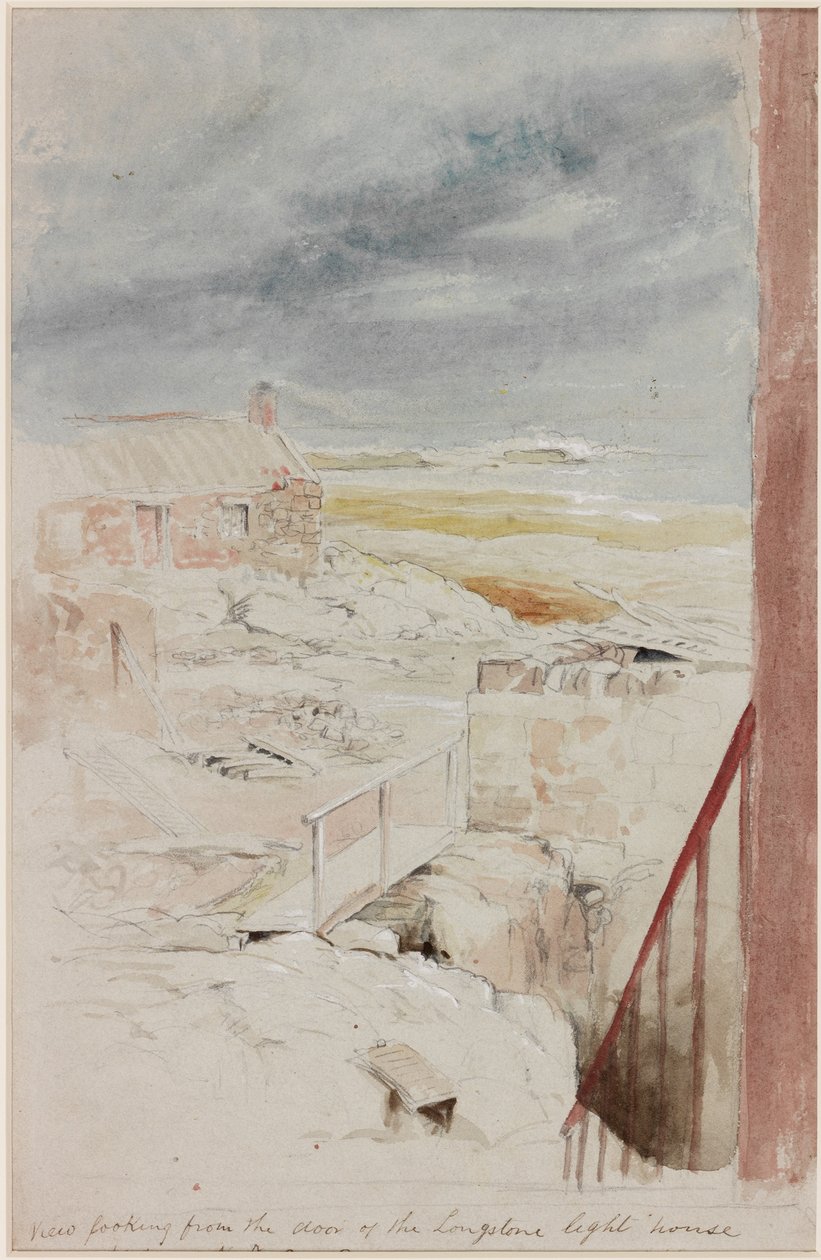 Vista dal Faro di Longstone, 1838 da Henry Perlee Parker
