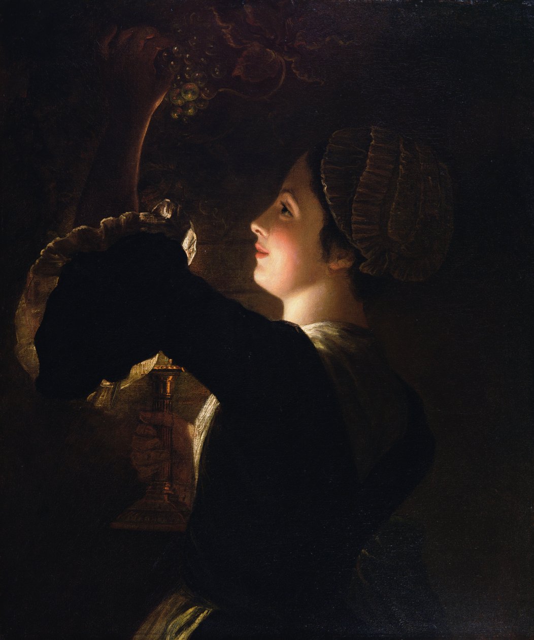 Uva e luce di candela da Henry Robert Morland